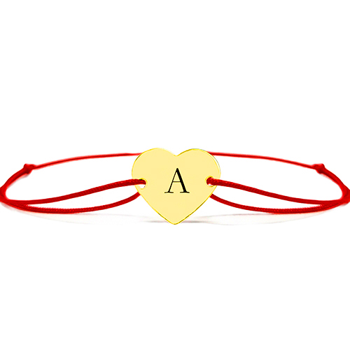 SRDIEČKO ♥ na červenej šnúrke→