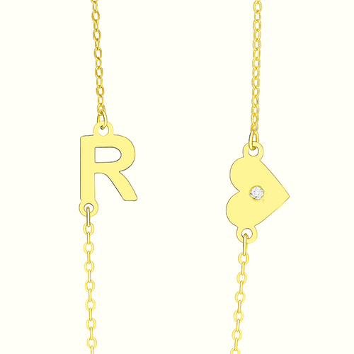 Náhrdelník BRILIANTOM ♥ PÍSM.→